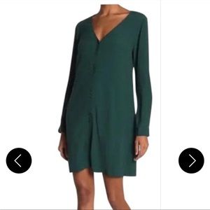 Madewell Button Down Green Dress